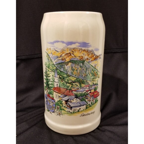 Large SCHELLENBURG Qualitat WS Stoneware Mug Stein Made in Western Germany - Picture 1 of 9